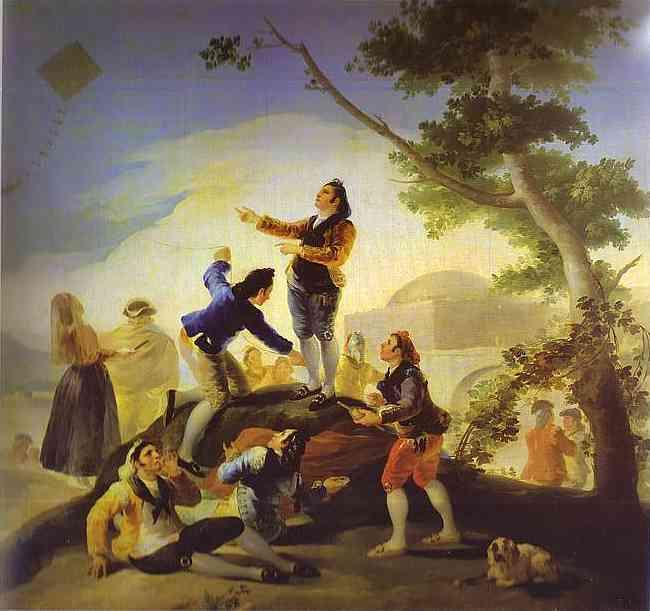 Francisco Jose de Goya La cometa(Kite) Sweden oil painting art